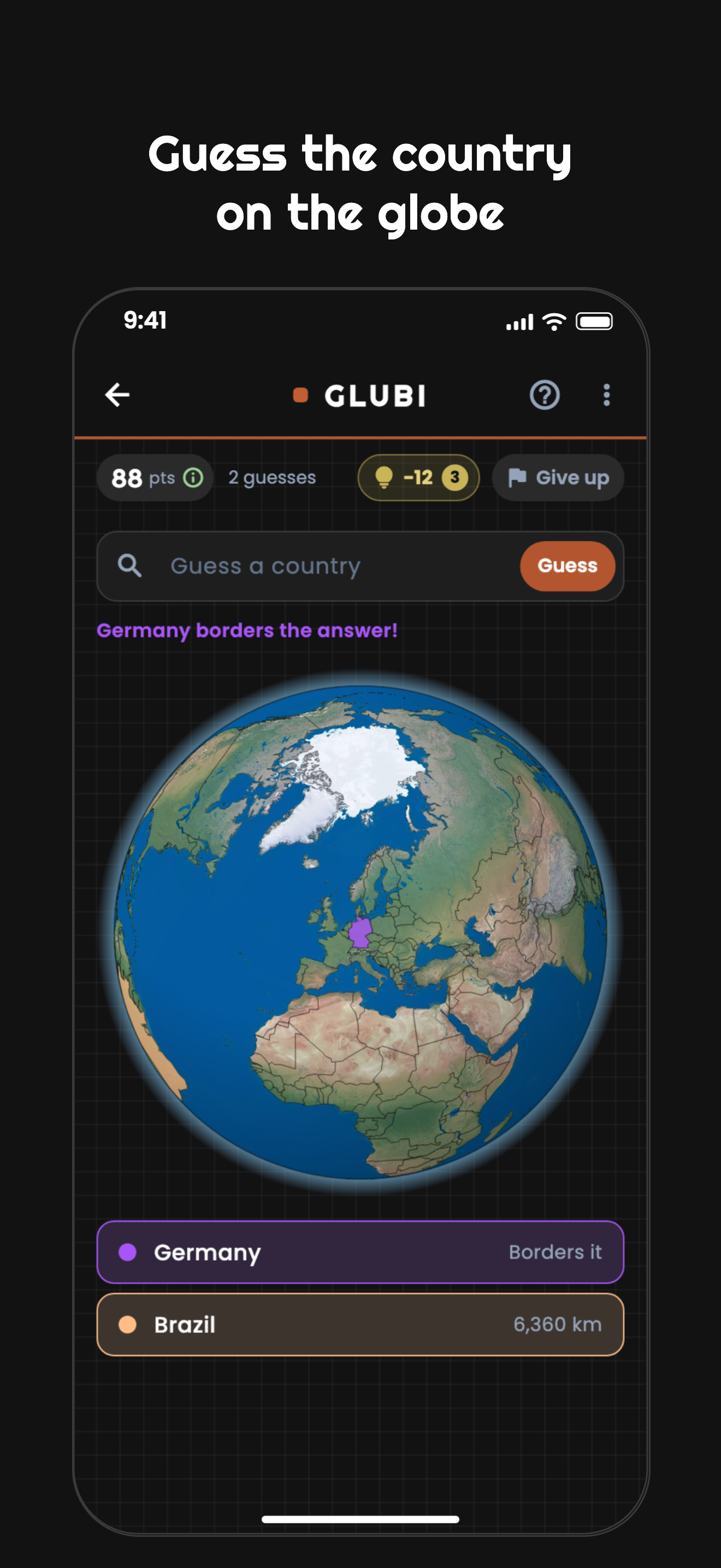 Glubi, the mystery country on the globe